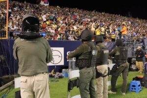 MÁS DE 600 ELEMENTOS BRINDARÁN SEGURIDAD EN EL PARTIDO DE FUTBOL DE ESTE MARTES EN SLP