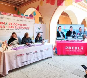 Gobierno estatal fortalece lazos turísticos con Puebla