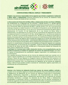 Estado convoca a centros de asistencia social a regularizarse y certificarse