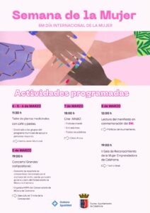 Música, cine, talleres y una Gala para celebrar el Día Internacional de la Mujer en Calahorra