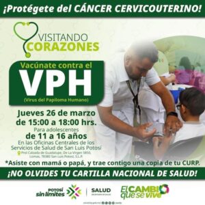 GOBIERNO ESTATAL REFUERZA PROTECCIÓN A ADOLESCENTES CON VACUNACIÓN CONTRA EL VPH