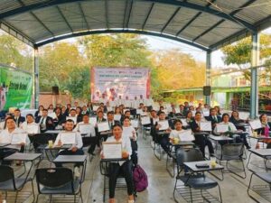 ENESMAPO e IEEA fortalecen alfabetización en la Huasteca Sur