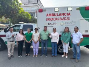 Refuerzan atención de emergencias en Tamazunchale con nueva ambulancia
