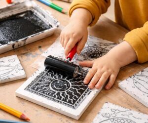 TALLER INFANTIL DE GRABADO EN EL COSSÍO