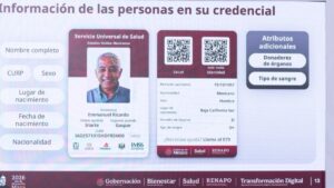 Inicia en SLP y otras entidades Credencial de Salud Universal