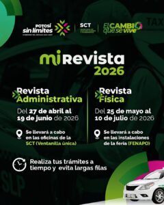 Gobierno estatal anuncia revista 2026 del transporte público