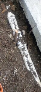 Reparan tubería en Colonia Escalanar para restablecer servicio de agua