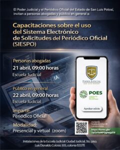 Estado y Poder Judicial modernizan trámites con capacitación digital del POE