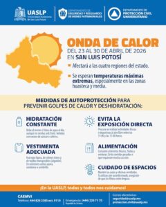 UASLP advierte onda de calor y llama a la prevención
