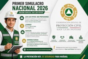 GOBIERNO ESTATAL FORTALECE PREVENCIÓN CON SIMULACRO NACIONAL