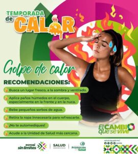 RECOMENDACIONES PARA LA TEMPORADA DE CALOR