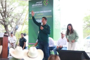 Impulsan en Cedral espacios deportivos, educativos y caminos seguros