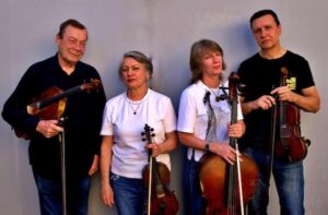 HOY CONCIERTO “NO BOW LIMITS” CON EL CUARTETO FANCY DRIVE EN EL COSSÍO
