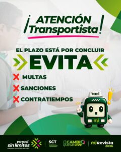 Gobierno estatal llama a concesionarios a cumplir con la revista 2026