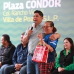 RICARDO GALLARDO LLEVA MÁS INFRAESTRUCTURA URBANA A VILLA DE POZOS