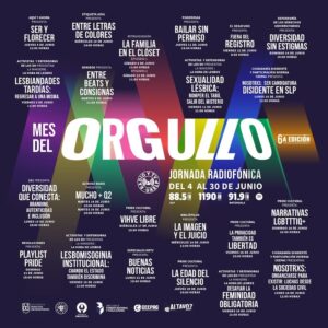 Radio y Televisión UASLP invita a la reflexión y el diálogo sobre la diversidad con la 6ª Jornada Radiofónica “Mes del Orgullo”