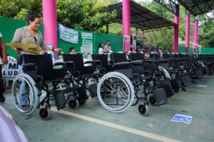 Entregan en Matlapa apoyos funcionales para beneficiarios de 10 municipios de la Huasteca Sur de San Luis Potosí