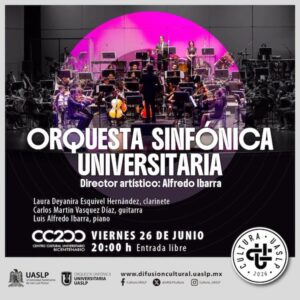 La Orquesta Sinfónica Universitaria ofrecerá concierto con obras de Vivaldi y Mozart en el CC200