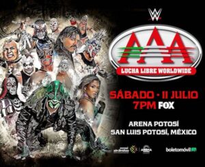 SAN LUIS RECIBE LUCHA LIBRE AAA Y WWE EN LA ARENA POTOSÍ