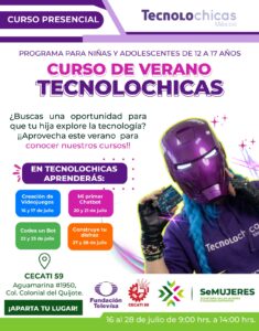 Gobierno del Estado acerca tecnología e inteligencia artificial a jóvenes potosinas