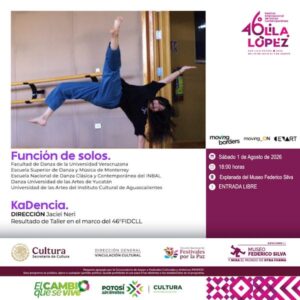 EL  FESTIVAL LILA LÓPEZ TOMARÁ LA EXPLANADA DEL MUSEO FEDERICO SILVA