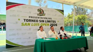 Gobierno Estatal rehabilita Centro Tenístico Tangamanga y presenta Torneo San Luis Open 2026
