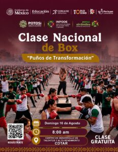 San Luis Potosí se suma a clase nacional de box “Puños de Transformación”