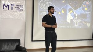 Doctorando del IPICYT representará al instituto en el certamen nacional 3MT tras ganar concurso de divulgación científica.