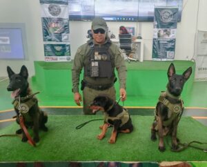 K9 DE LA GCE LLEVÓ ACCIONES DE PROXIMIDAD SOCIAL Y CUIDADO DE LOS ANIMALES A LA FENAPO 2026