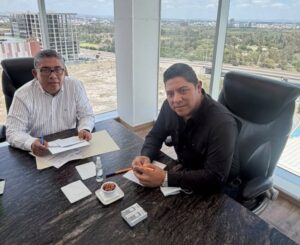 RICARDO GALLARDO Y JUAN MANUEL NAVARRO VAN POR MÁS OBRAS PARA SOLEDAD