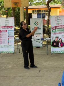 INPOJUVE lleva prevención del embarazo a más de 500 jóvenes de la Huasteca