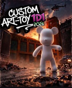 Arte urbano, diseño y custom toy llegan al Museo del Ferrocarril