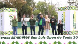 Ricardo Gallardo inaugura San Luis Open de Tenis con 500 mil pesos en premios