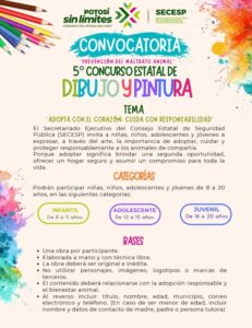 GOBIERNO DEL ESTADO CONVOCA A NIÑAS, NIÑOS Y JÓVENES A PROMOVER LA ADOPCIÓN RESPONSABLE DE ANIMALES
