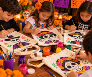 CELEBRAN EL DÍA DE MUERTOS CON ALTAR Y TALLER ARTÍSTICO INFANTIL EN EL COSSÍO